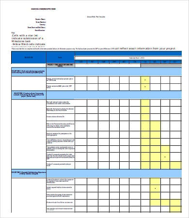 Excel Work Plan Template 12 Free Excel Documents Download Free Premium Templates