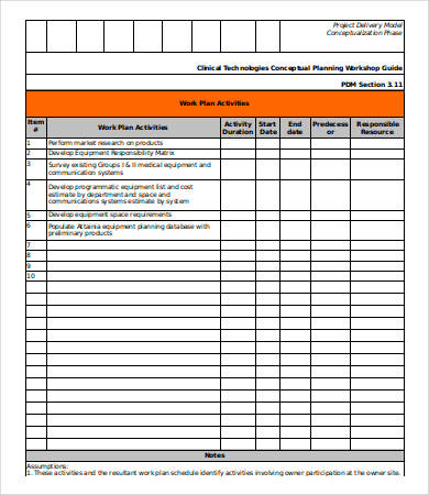 Annual Work Plan Template Excel from images.template.net