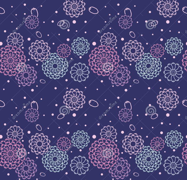 polka dot floral patterns