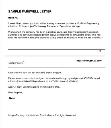 Farewell Invitation Email To Colleagues 2