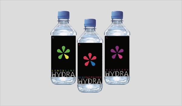 water bottle logo