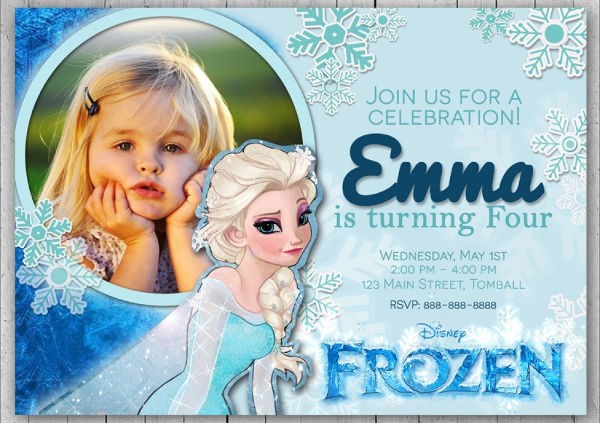 14+ Frozen Invitation Templates - Word, PSD, AI