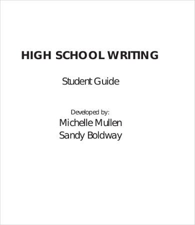 sample informative essay high school