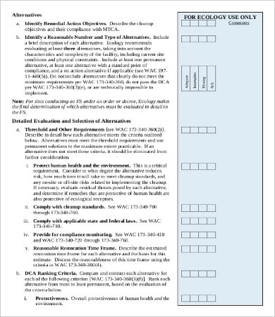 feasibility study checklist template