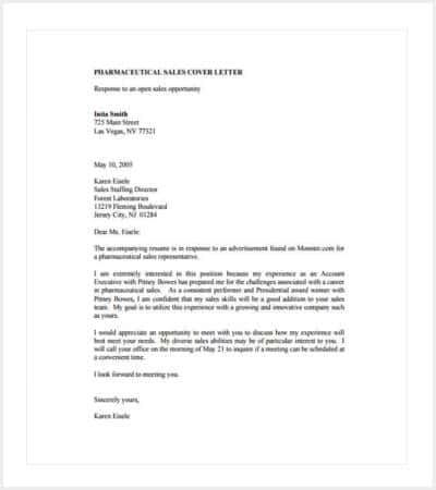 pharmaceutical sales cover letter pdf template min