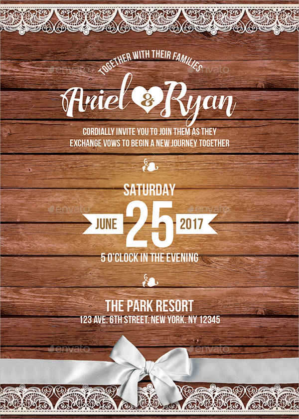 10+ Rustic Invitation Templates - Word, PSD, AI, EPS | Free & Premium