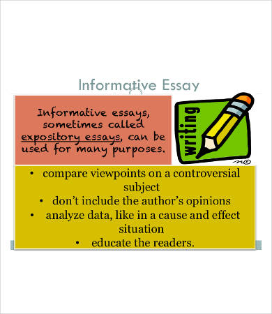 define informative essay