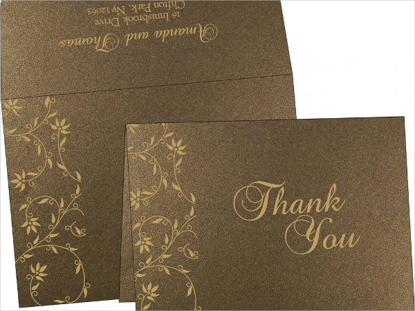 10 rustic thank you cards free sample example format