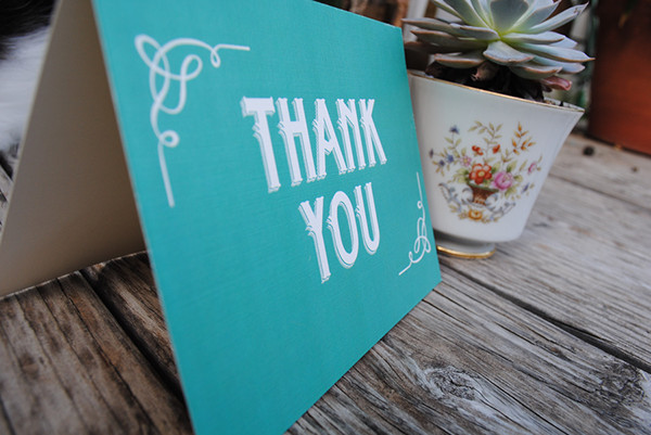 Creative Rustic Thank You Car