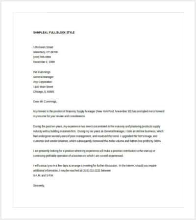 general manager cover letter word template min