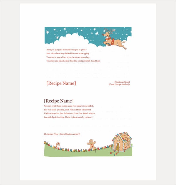 christmas card templates for pages on mac