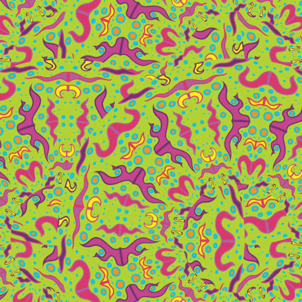 colorful trippy pattern