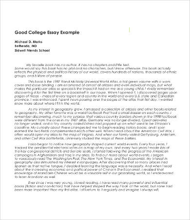 college learning experience essay