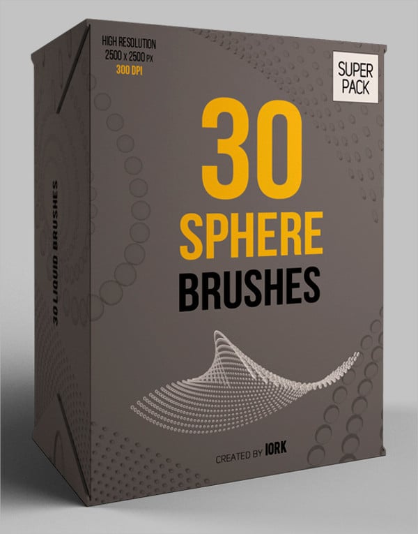 abstract sphere brushes