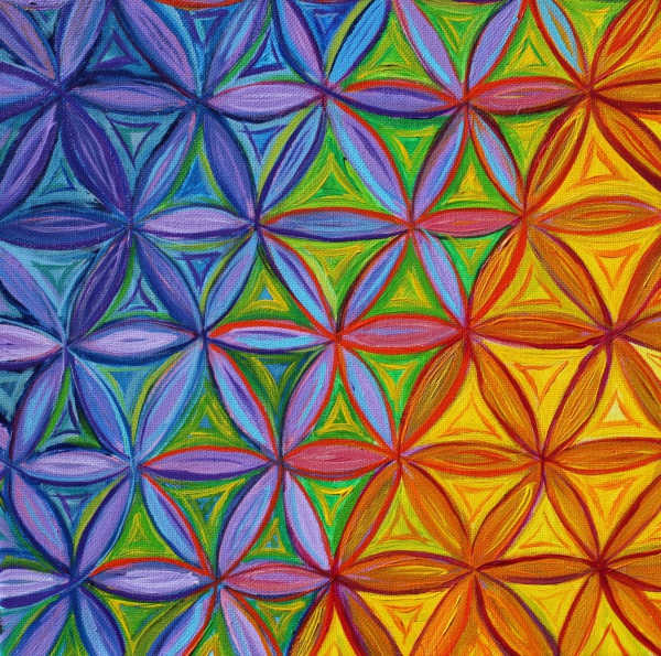trippy fabric pattern