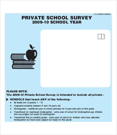 private school satisfaction survey template