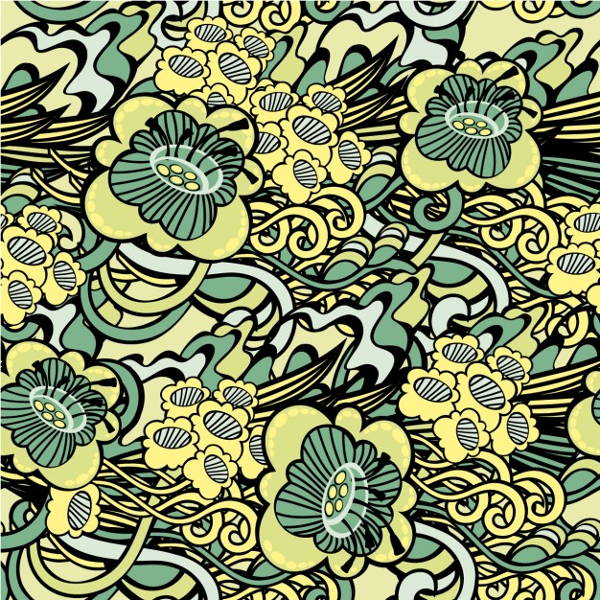 abstract floral patterns