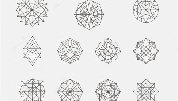 Geometric Line Art Template from images.template.net