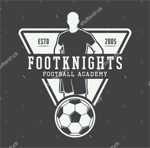 vintage football logo