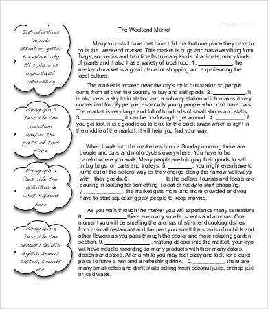 narrative descriptive essay pdf