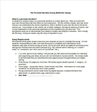 Reflective paper guidelines