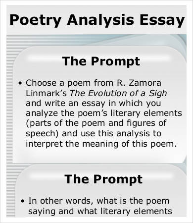 sample poetry analysis essay