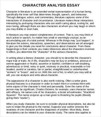 personal essay about character