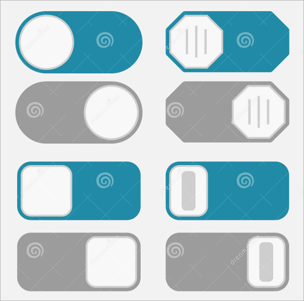 Toggle Buttons 8+ PSD, EPS, Vector Format Download