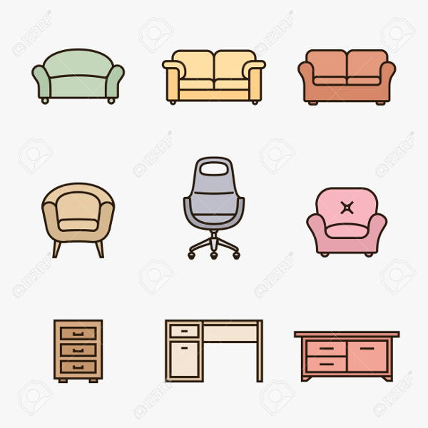 furniture material design icons