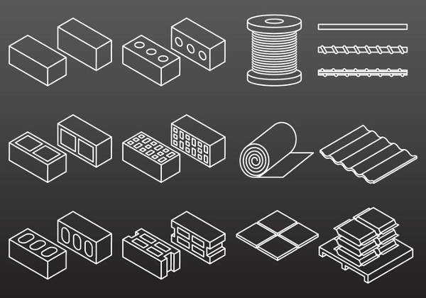 material construction icons
