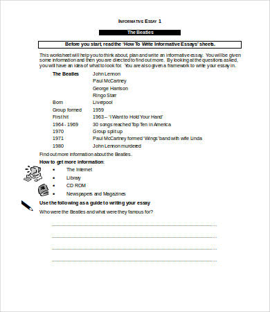 Microsoft Word Essay Template - 9+ Free Word Documents Download | Free