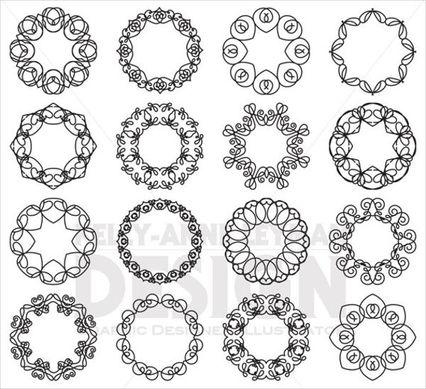 circle border vector