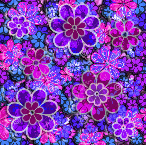 grunge floral patterns