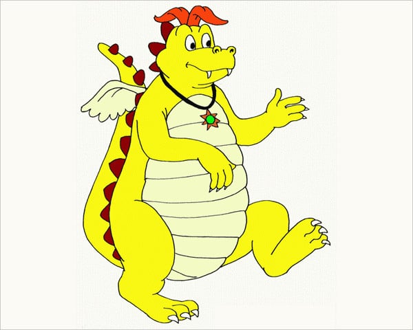 dragon tales coloring page