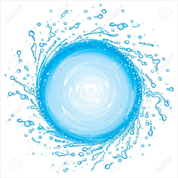swirl splash vector