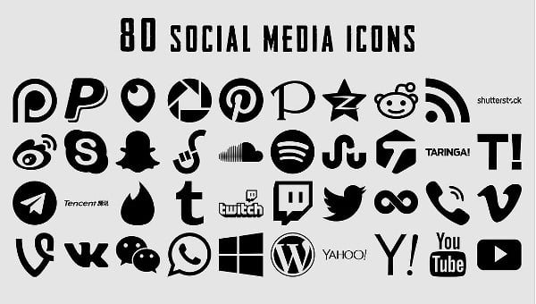 Social Media Icons Vector & Photo (Free Trial) | Bigstock