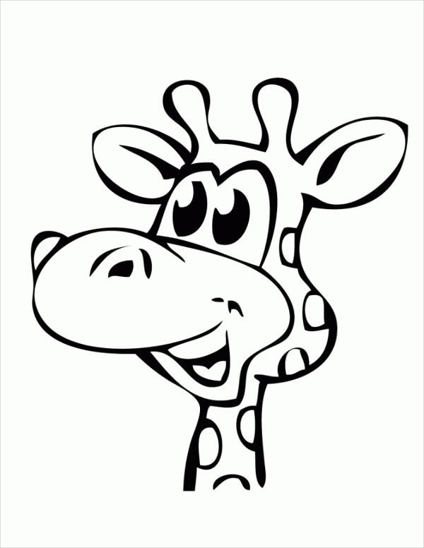9 Giraffe Coloring Pages Free Psd Pdf Jpg Format Download Free Premium Templates