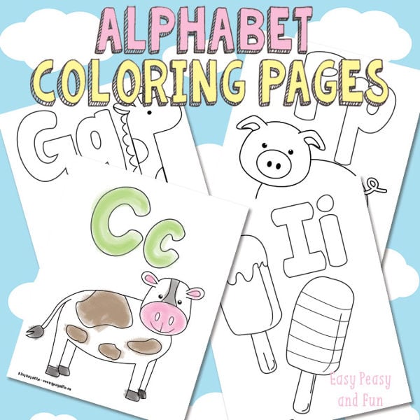 free printable alphabet coloring page