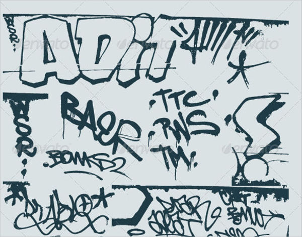 grunge graffiti vector