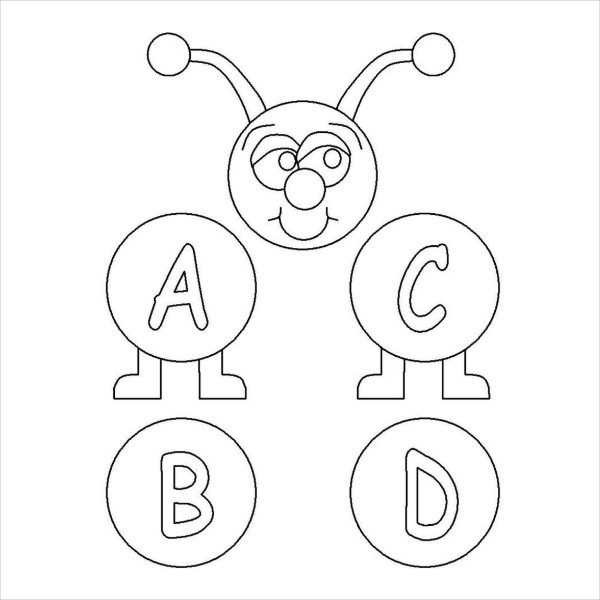 fancy letter o coloring pages