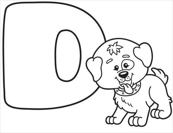 9+ Alphabet Coloring Pages - Free PSD, JPG