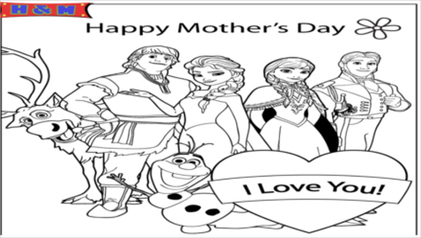 frozen-mothers-day-coloring-page