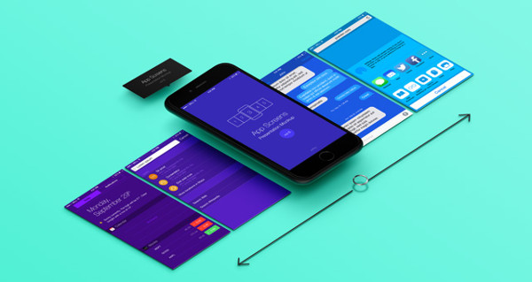 mobile app screen mockup