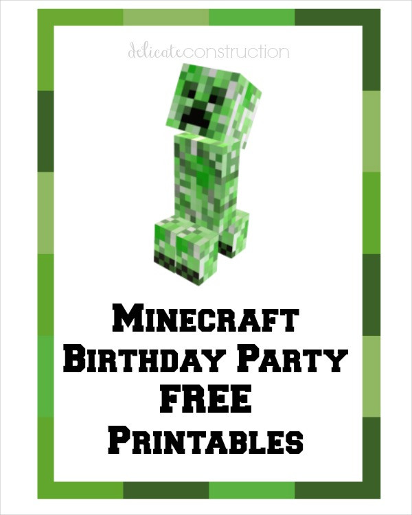 5 Free Minecraft Printables PSD PNG Vector EPS Free Premium 