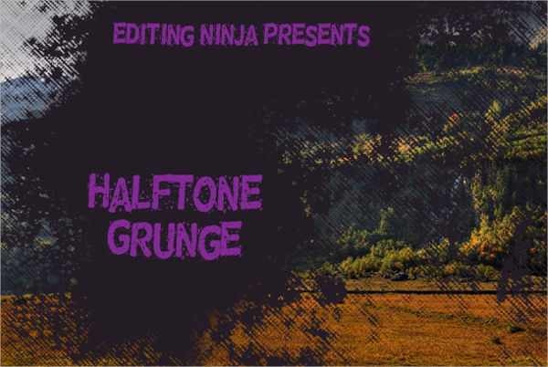 grunge halftone brushes