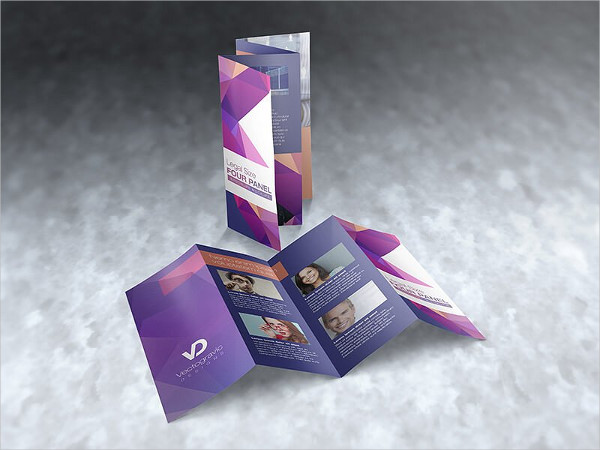 4 panel accordion fold brochure