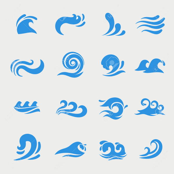 water swirl vector