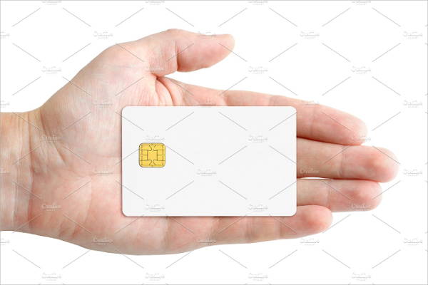 blank credit card mockup