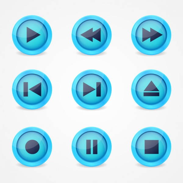 music play icons