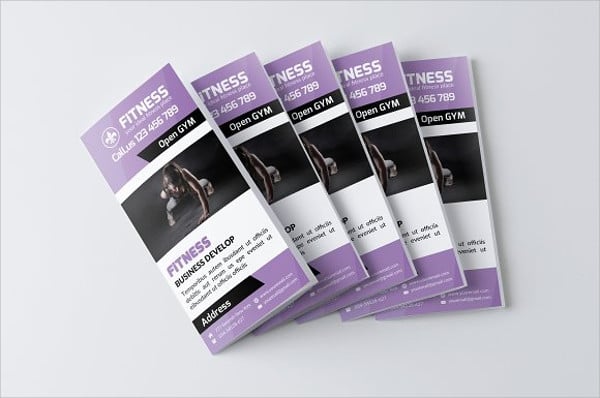 sports fitness brochure